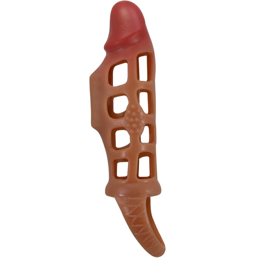 Pretty Love Preston Guaina Vibrante per Pene con Anello a Sfera 18 cm