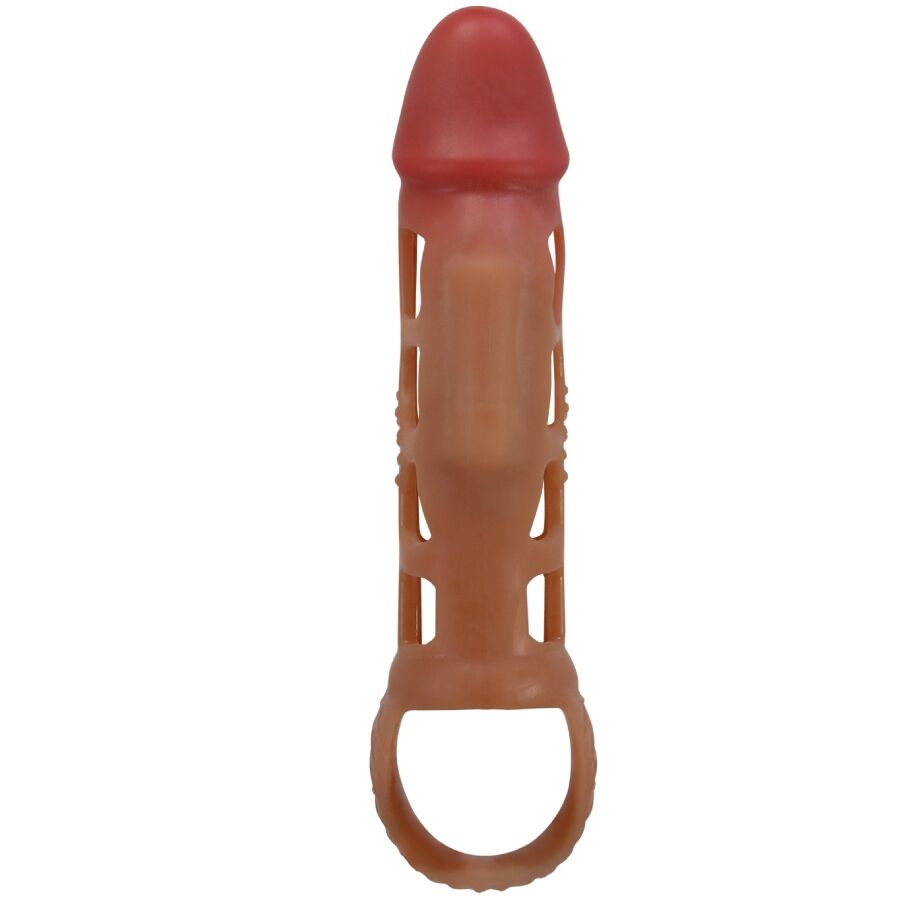 Pretty Love Preston Guaina Vibrante per Pene con Anello a Sfera 18 cm – immagine 2