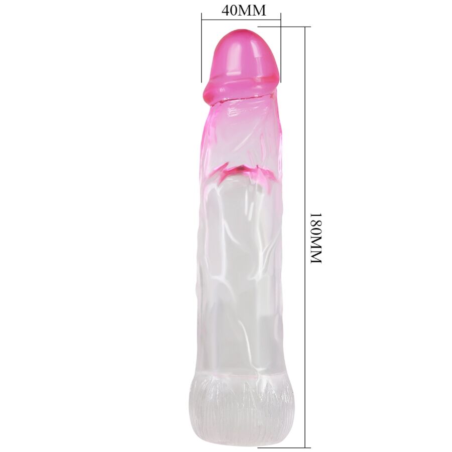 Pretty Love Neron Guaina Estensore Realistica 6 cm Rosa – immagine 4