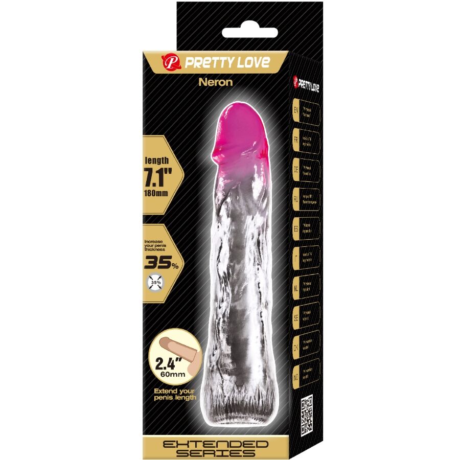 Pretty Love Neron Guaina Estensore Realistica 6 cm Rosa – immagine 6