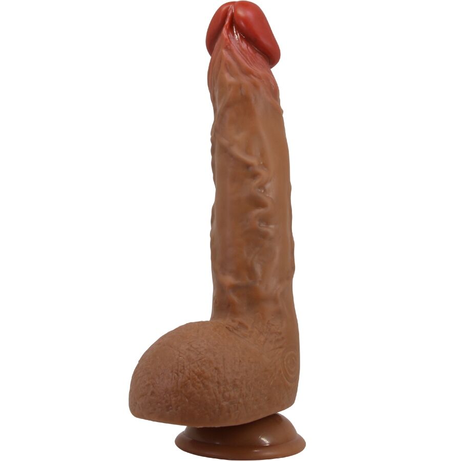 Baile Beautiful Wilks Vibratore Realistico Rotante e Pulsante 25 cm Tonalità Ambrata – immagine 7