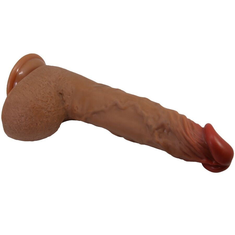Baile Beautiful Wilks Vibratore Realistico Rotante e Pulsante 25 cm Tonalità Ambrata – immagine 8