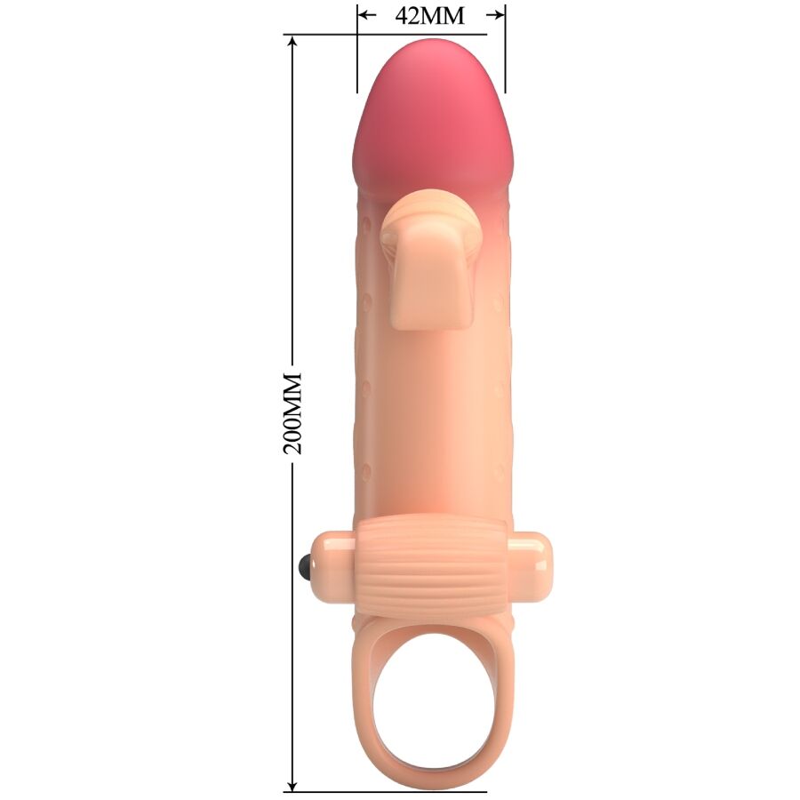 Romance Guaina Estensore Vibrante con Anello Testicoli Naturale MC64 – immagine 8