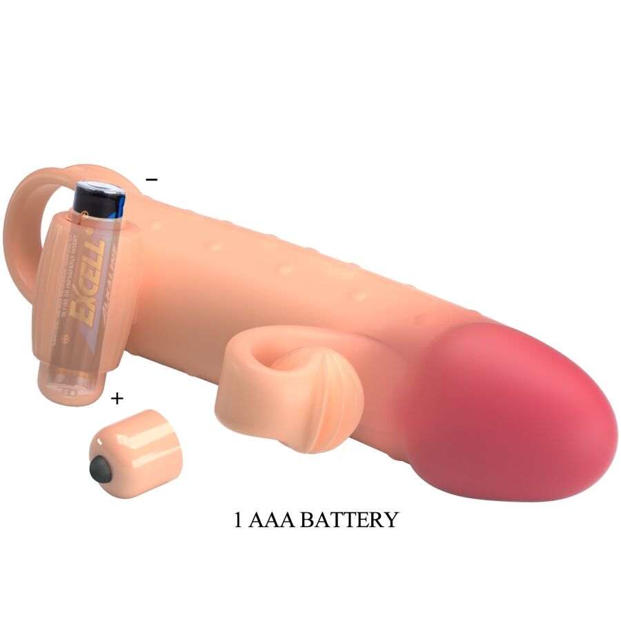 Romance Guaina Estensore Vibrante con Anello Testicoli Naturale MC64 – immagine 10