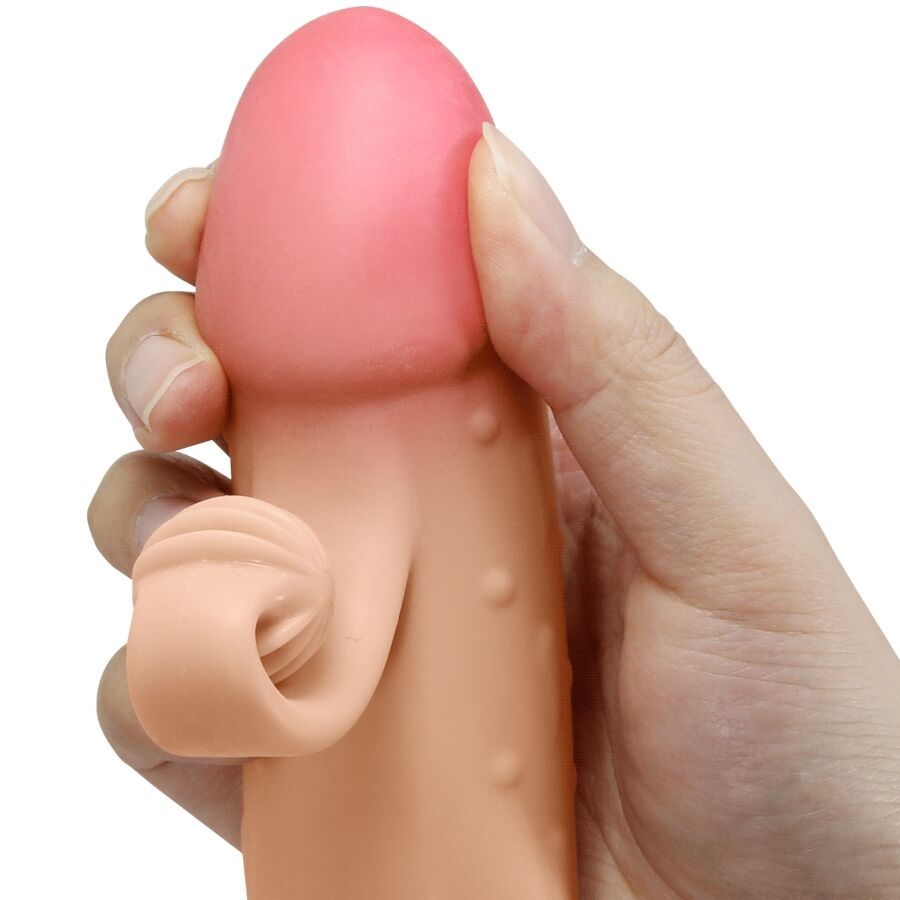 Romance Guaina Estensore Vibrante con Anello Testicoli Naturale MC64 – immagine 7