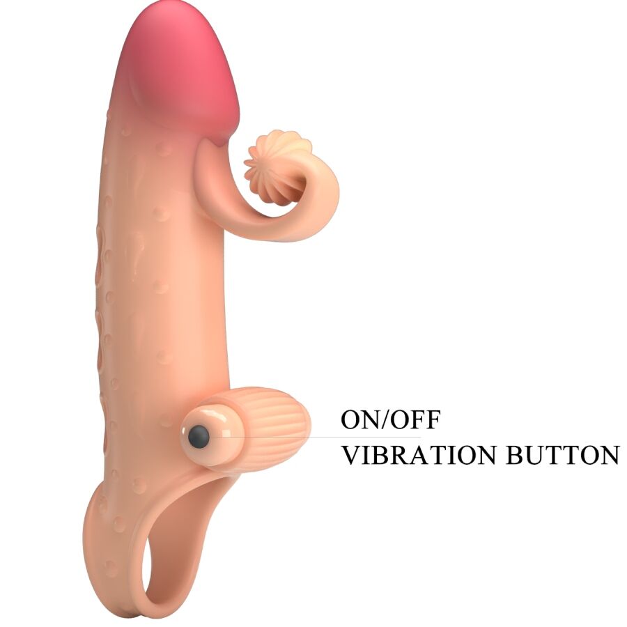 Romance Guaina Estensore Vibrante con Anello Testicoli Naturale MC64 – immagine 9