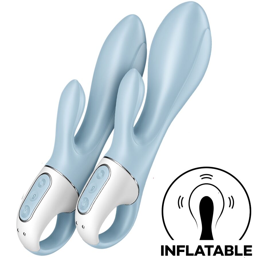 Satisfyer Air Pump Bunny 1 Vibratore Gonfiabile Blu – immagine 2