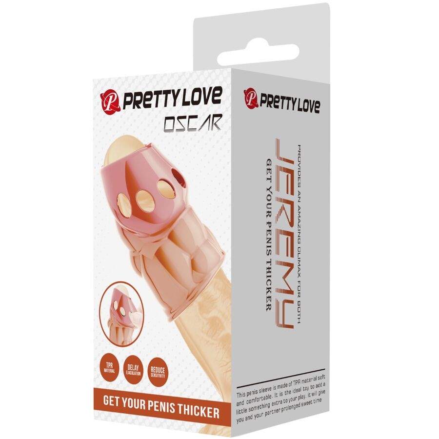 Pretty Love Oscar Guaina per Pene Ispessente Rosa – immagine 8