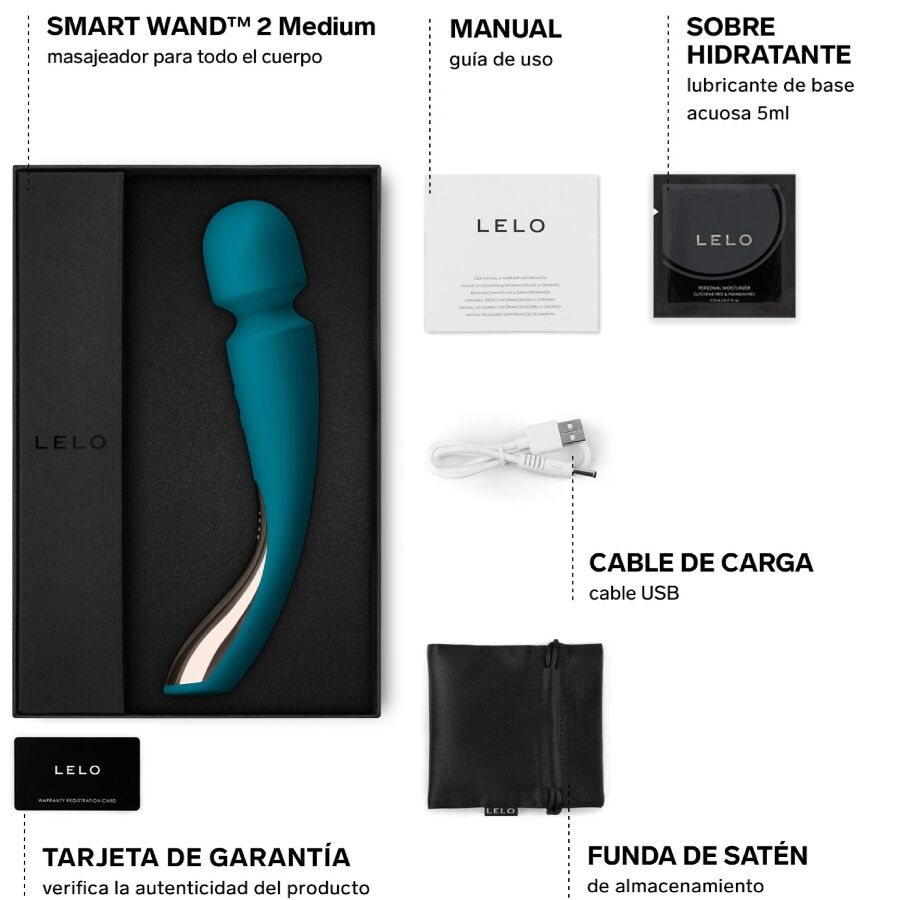 LELO Smart Wand 2 Medium Massaggiatore Aqua – immagine 4