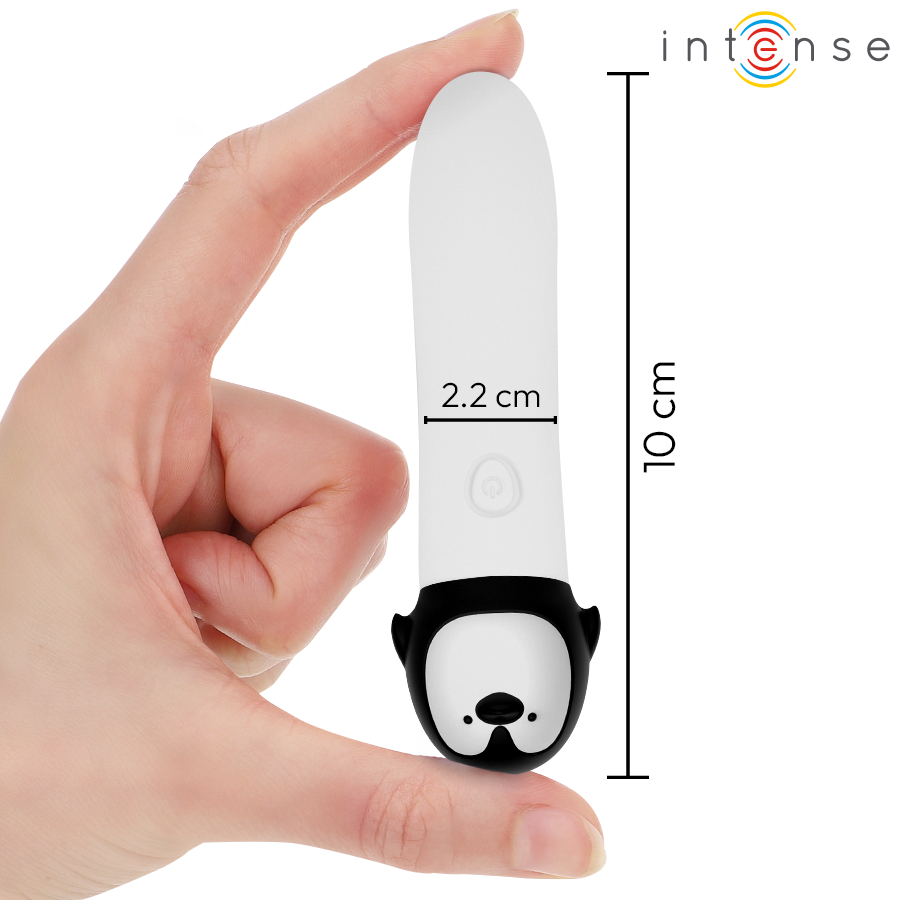 Intense Rico Bullet Vibrante a Forma di Pinguino 10 × 2,2 cm – immagine 3