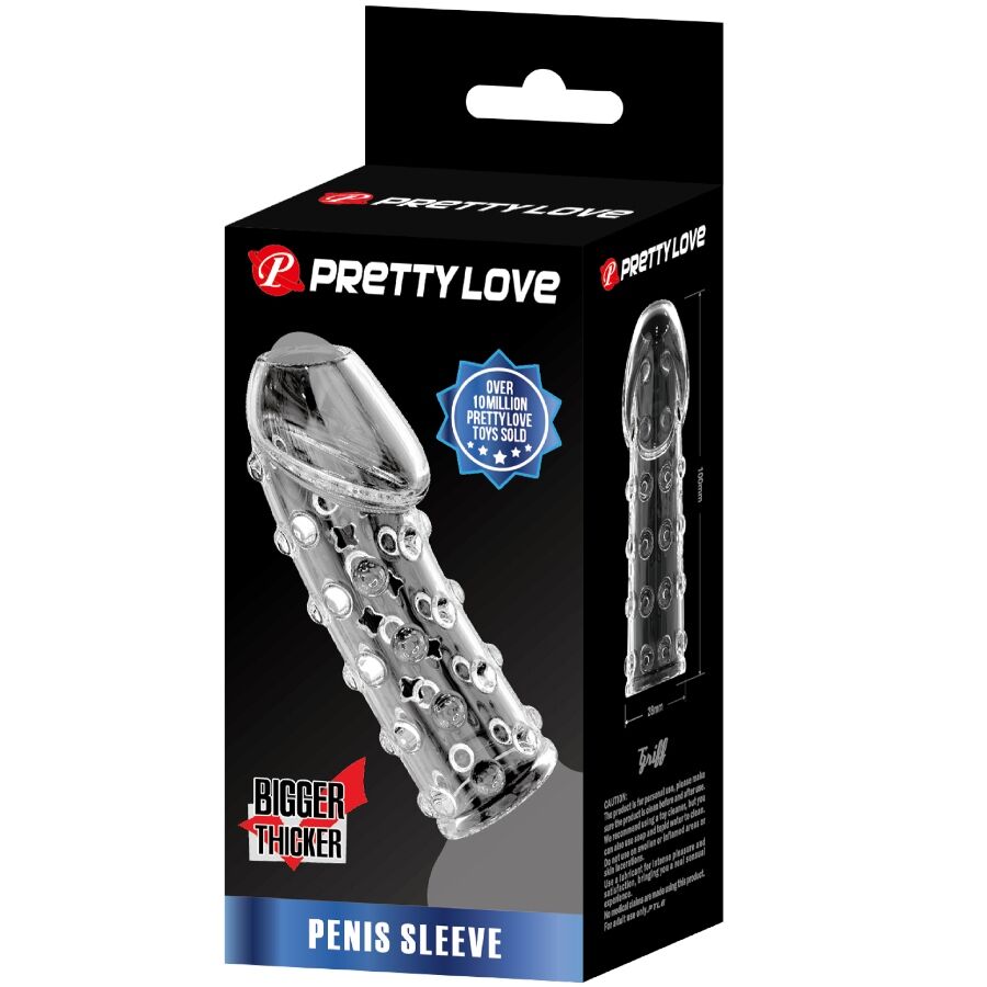 Pretty Love Guaina per Pene Stretta e Volumizzante Trasparente – immagine 8