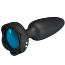 Pretty Love Tarion plug anale vibrante con luce LED nero 12,5 cm – foto 2