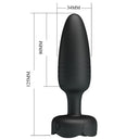 Pretty Love Tarion plug anale vibrante con luce LED nero 12,5 cm – foto 6