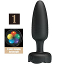 Pretty Love Tarion plug anale vibrante con luce LED nero 12,5 cm