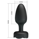 Pretty Love Osborn plug anale vibrante con luce LED nero 9,8 cm – foto 6