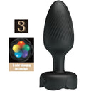 Pretty Love Osborn plug anale vibrante con luce LED nero 9,8 cm