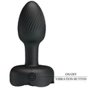 Pretty Love Olman plug anale vibrante con luce LED nero 8,8 cm – foto 8