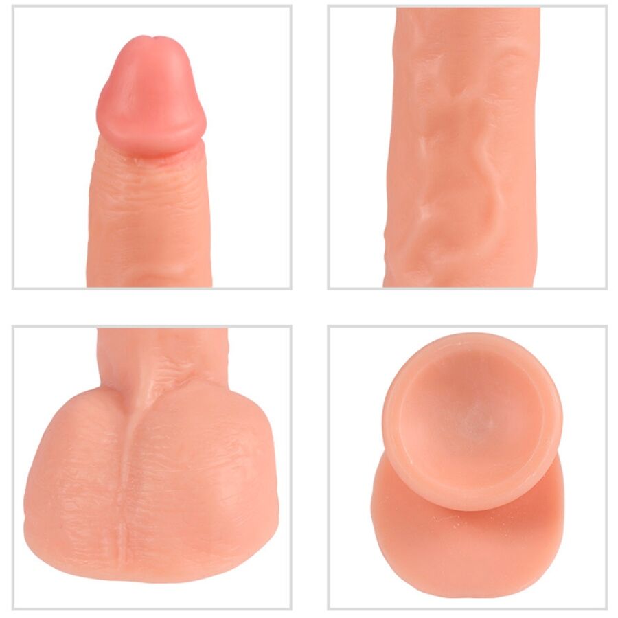Shequ Bestia Dildo Vibrante con Telecomando 24,5 cm – immagine 6