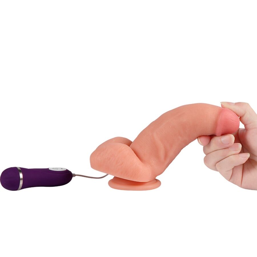 Shequ Aquila Rossa Dildo Vibrante con Telecomando 17 cm – immagine 5