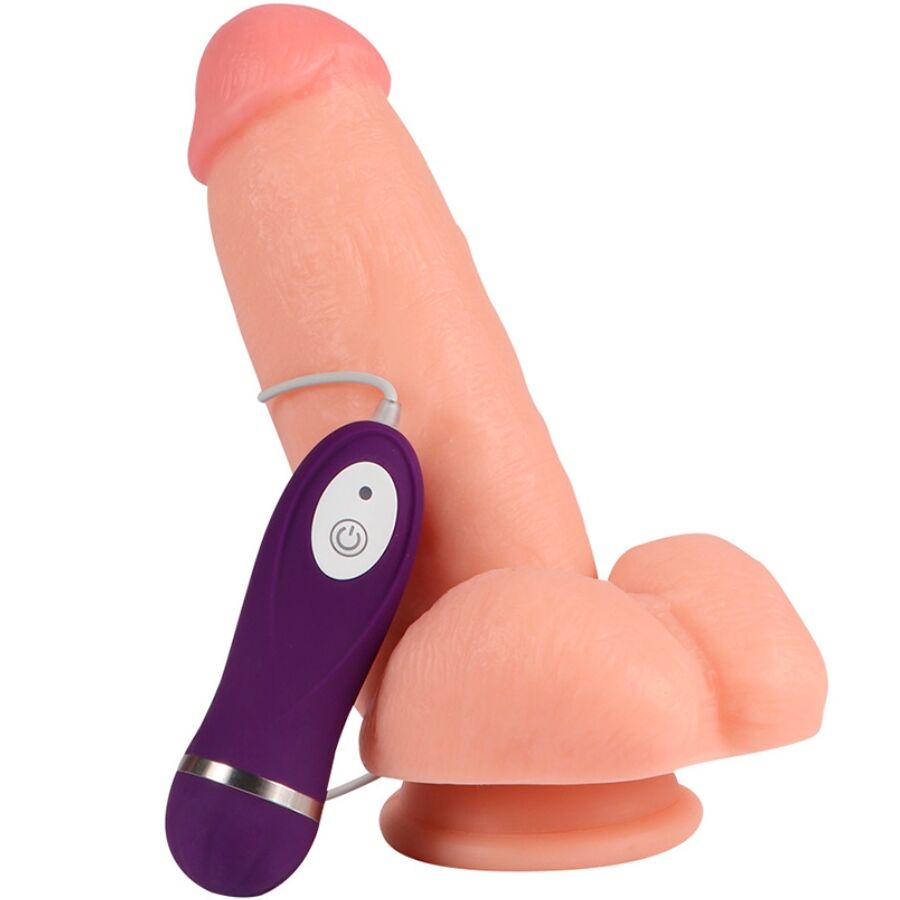 Shequ Aquila Rossa Dildo Vibrante con Telecomando 17 cm – immagine 3
