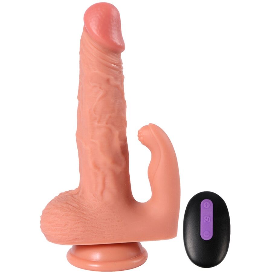 Shequ Hayden Dildo Realistico con Stimolatore Clitoride e Telecomando 16 cm – immagine 4