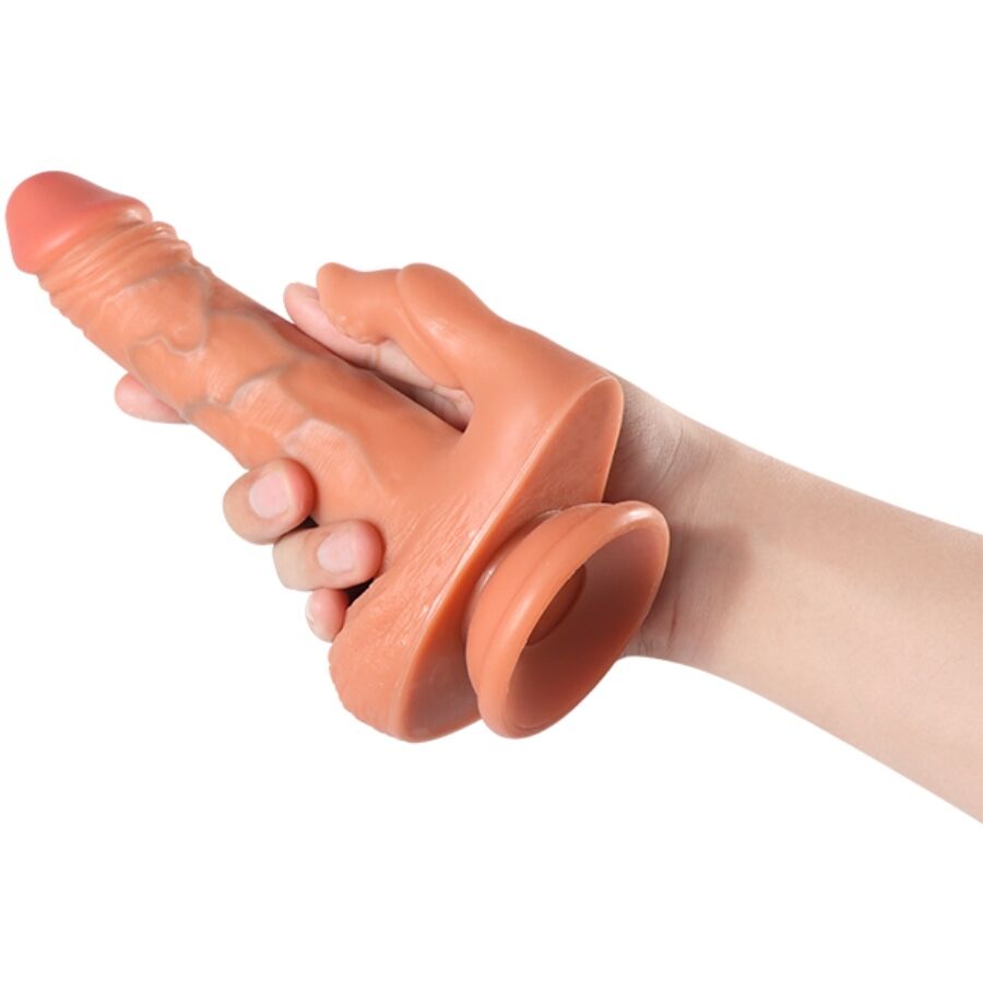 Shequ Julian Dildo Realistico con Stimolatore Clitoride e Telecomando 16 cm – immagine 8