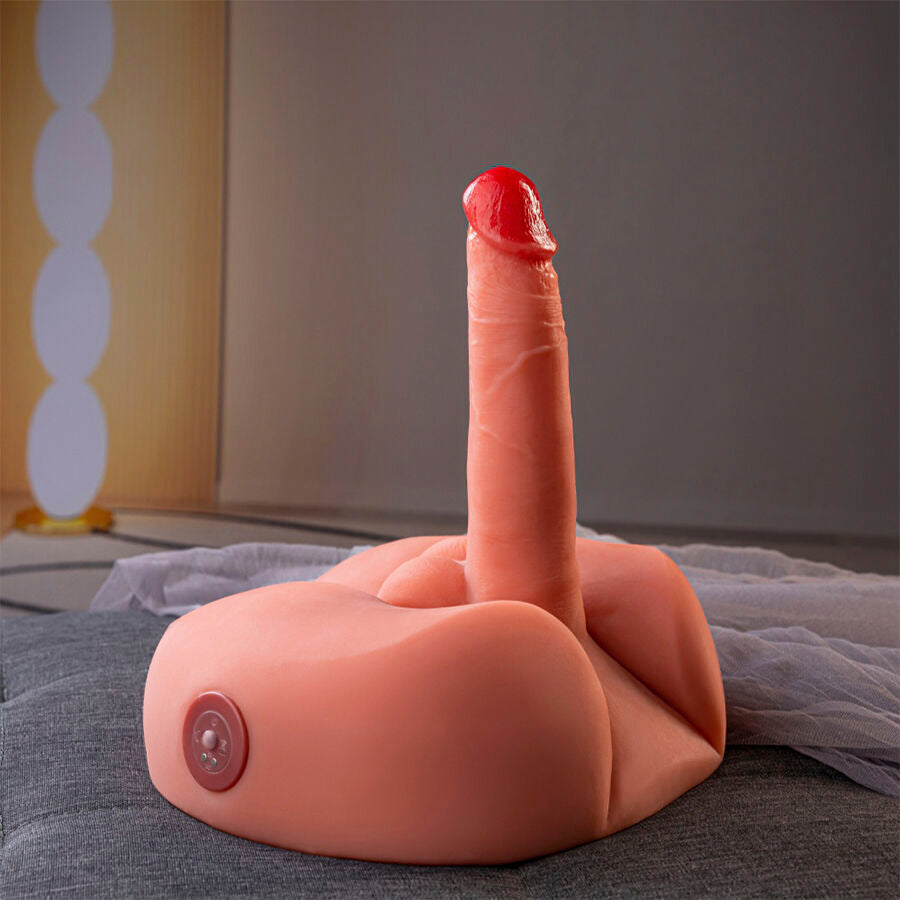 Xise Honey Dildo Realistico Vibrante con Masturbatore 25 cm – immagine 10