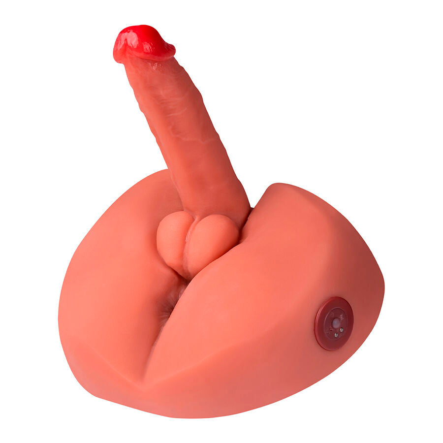 Xise Honey Dildo Realistico Vibrante con Masturbatore 25 cm – immagine 5