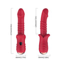Armony Dildo Vibrante Punto A con Spinta Rosso – immagine 6