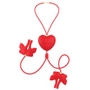 Set pinze per capezzoli Armony rosse con catenella