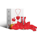 Pinze per capezzoli Armony a farfalla rosse con confezione