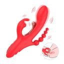 Armony Vibratore Punto G e Clitoride in Silicone Liquido Rosso – immagine 2