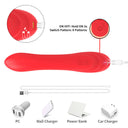 Armony Vibratore Punto G e Clitoride con Lingua Oscillante Rosso – immagine 8