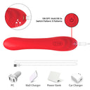 ARMONY vibratore con lingua oscillante per punto G rosso – foto 9