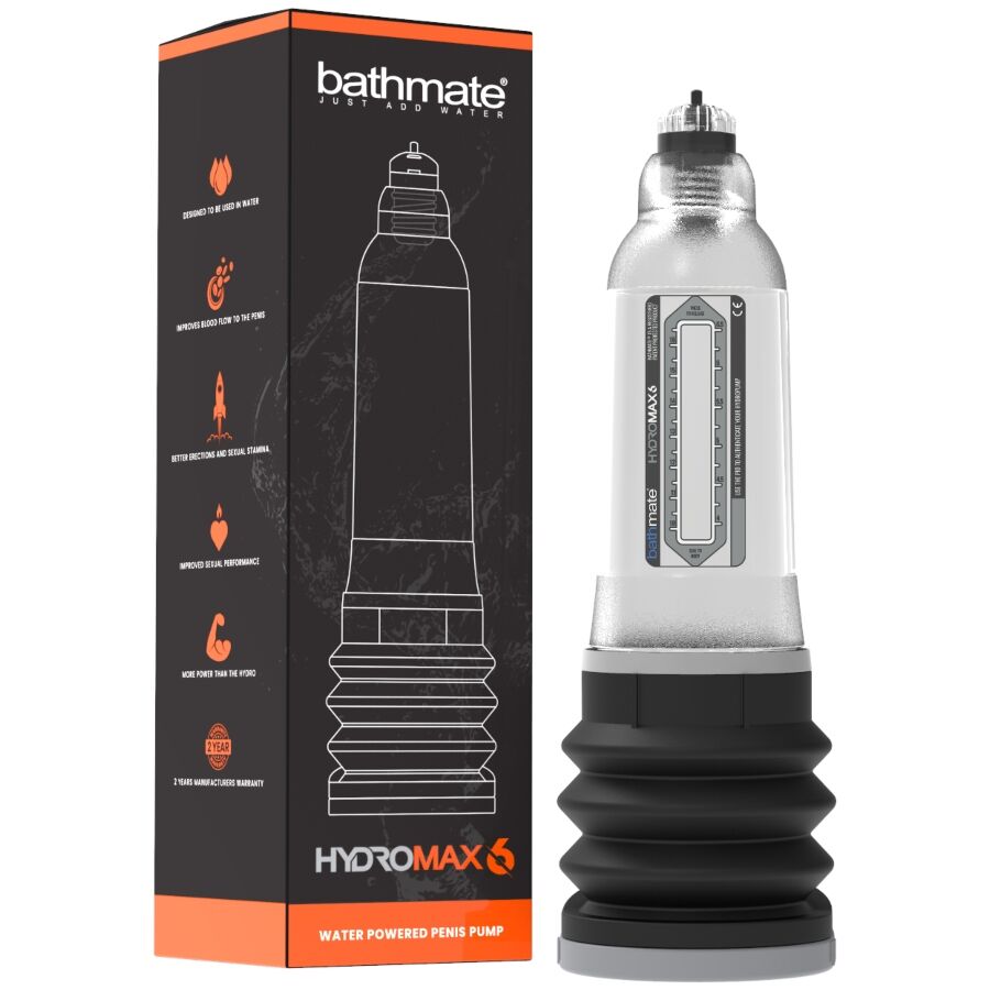 Bathmate Hydromax6 Pompa per Pene Idraulica Trasparente