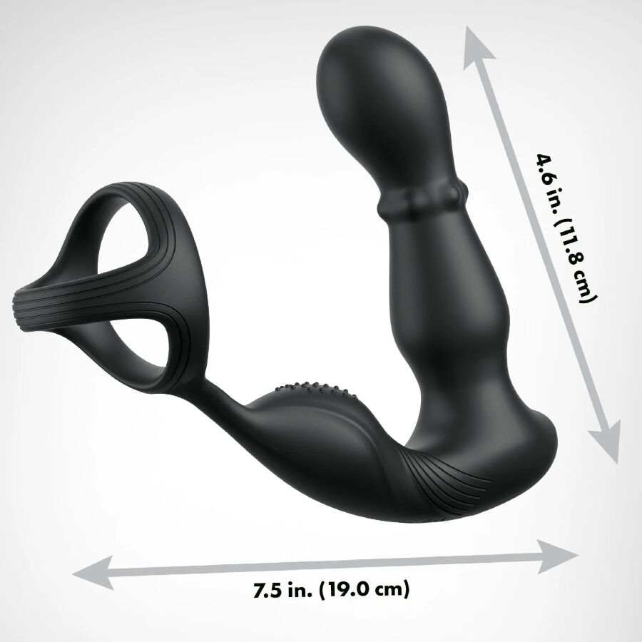 Anal Fantasy Elite Ass-Gasm Slide & Glide Massaggiatore con Anello e Telecomando – immagine 4