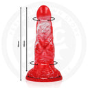 EPIC Agnis Crimson Fire dildo fantasy in silicone – foto 3