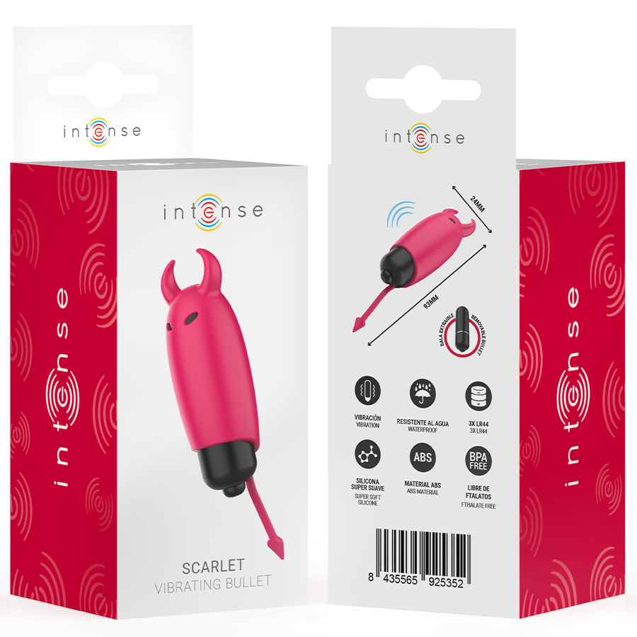 Intense Red Demon Bullet Vibrante a Diavoletto Rosso 9,3 × 2,4 cm – immagine 7