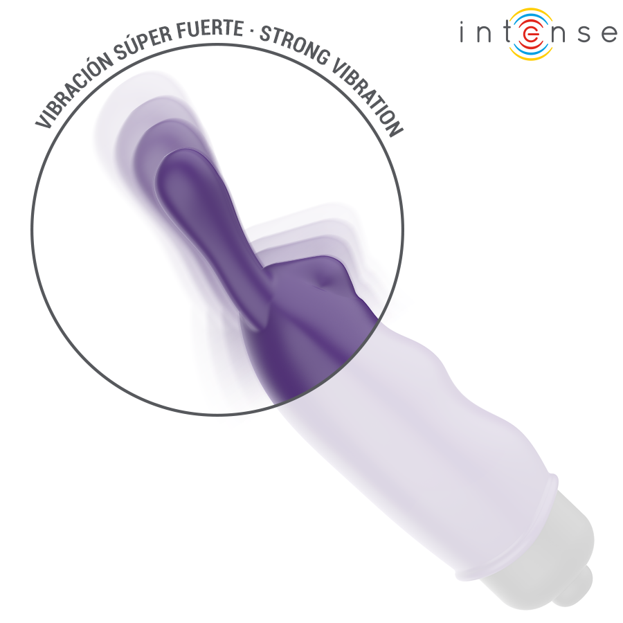 Intense Mystic Bullet Vibrante a Coniglietto Viola 8,7 × 2,4 cm – immagine 5