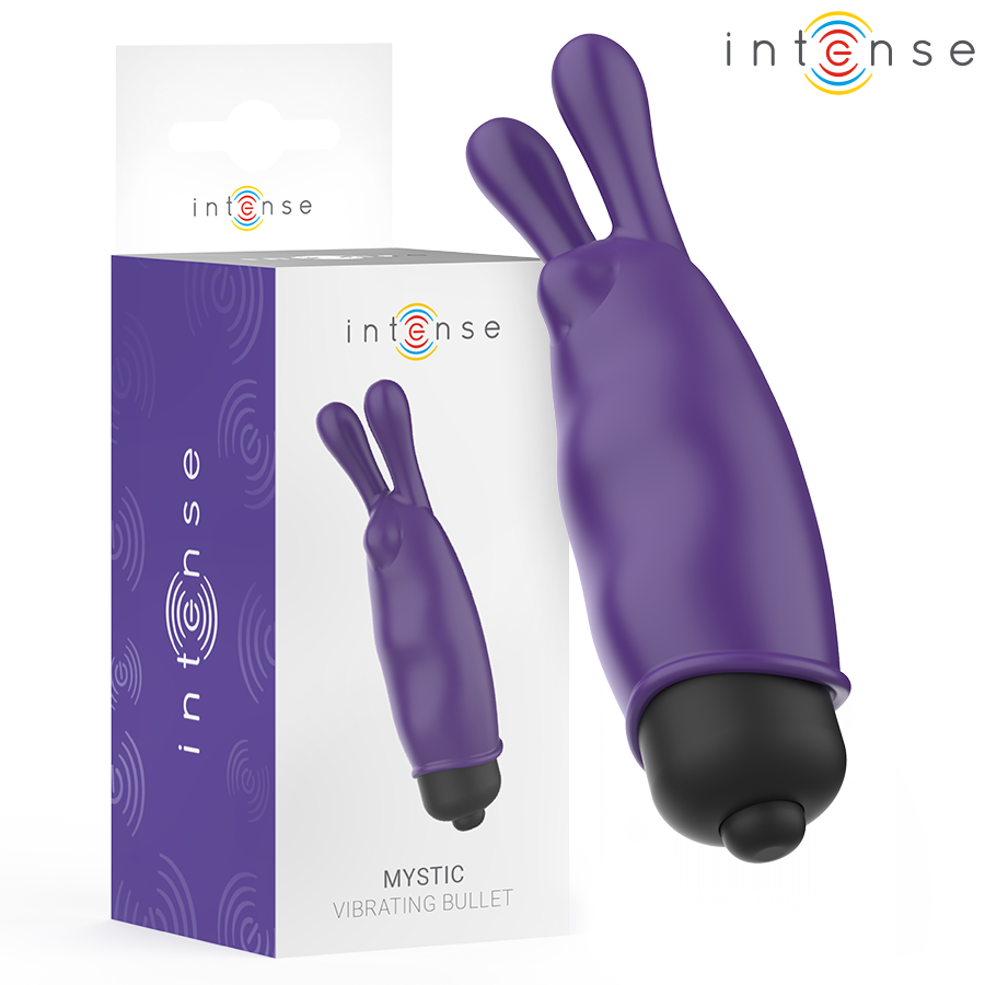 Intense Mystic Bullet Vibrante a Coniglietto Viola 8,7 × 2,4 cm