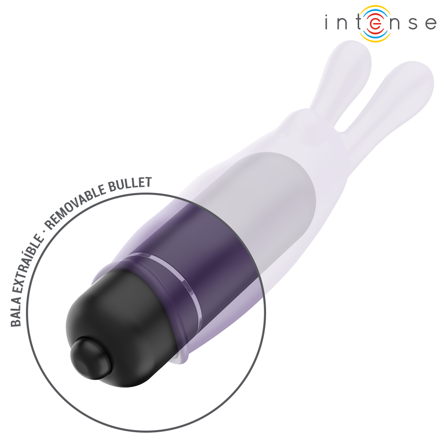Intense Mystic Bullet Vibrante a Coniglietto Viola 8,7 × 2,4 cm – immagine 6