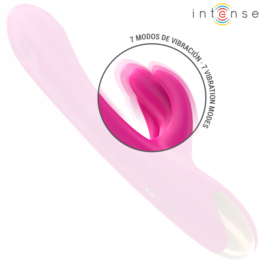 Intense Britney Vibratore Rabbit Multifunzione 23 cm Rosa – immagine 5