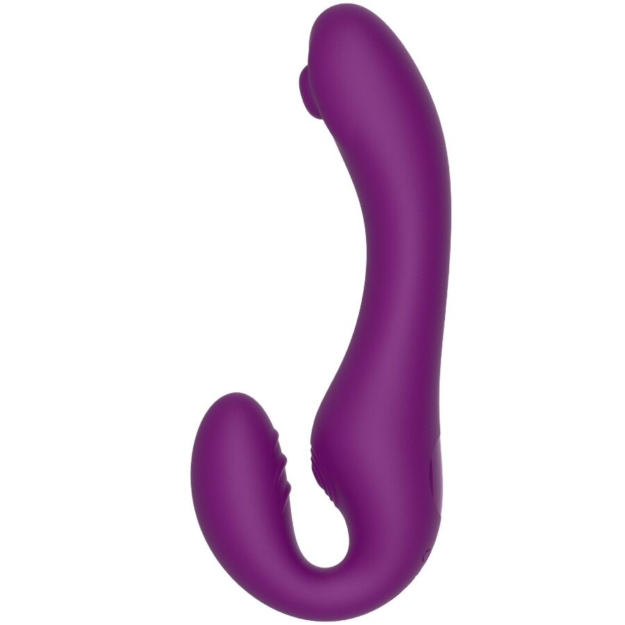 Xocoon Strap-On Senza Lacci 2 in 1 Pulsante con Telecomando Viola – immagine 5