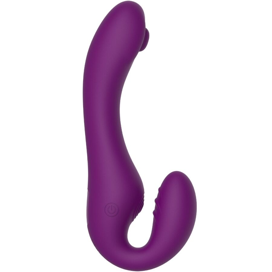 Xocoon Strap-On Senza Lacci 2 in 1 Pulsante con Telecomando Viola – immagine 10