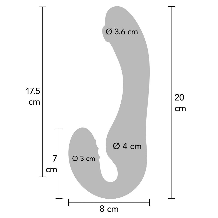 Xocoon Strap-On Senza Lacci 2 in 1 Pulsante con Telecomando Viola – immagine 15