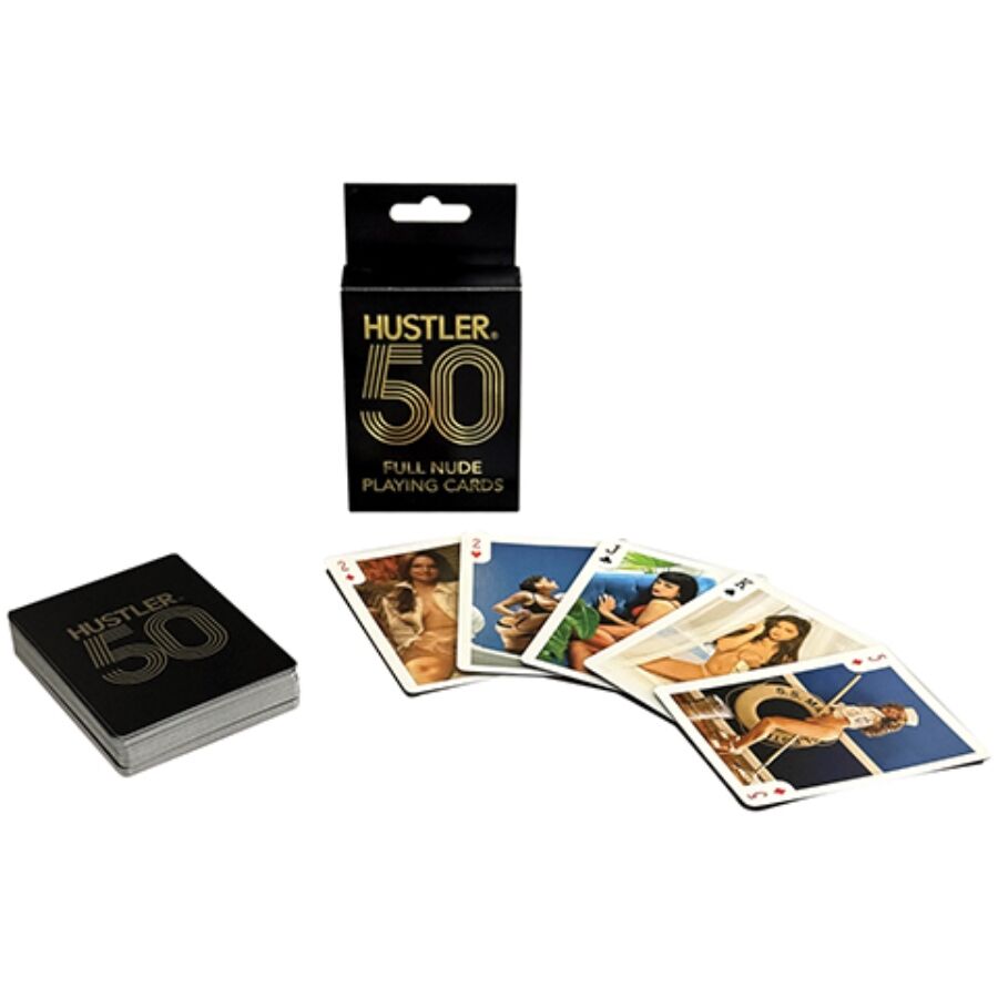Kheper Games Hustler 50 carte da gioco con foto di nudo