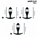 Addicted Toys set 3 plug anali in silicone lisci modello 2 – foto 4