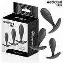 Addicted Toys set 3 plug anali in silicone lisci modello 2 – foto 2