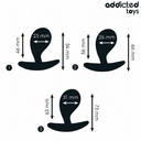 Addicted Toys set 3 plug anali in silicone lisci curvi modello 3 – foto 4