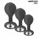 Addicted Toys set 3 plug anali in silicone sferici con gioiello